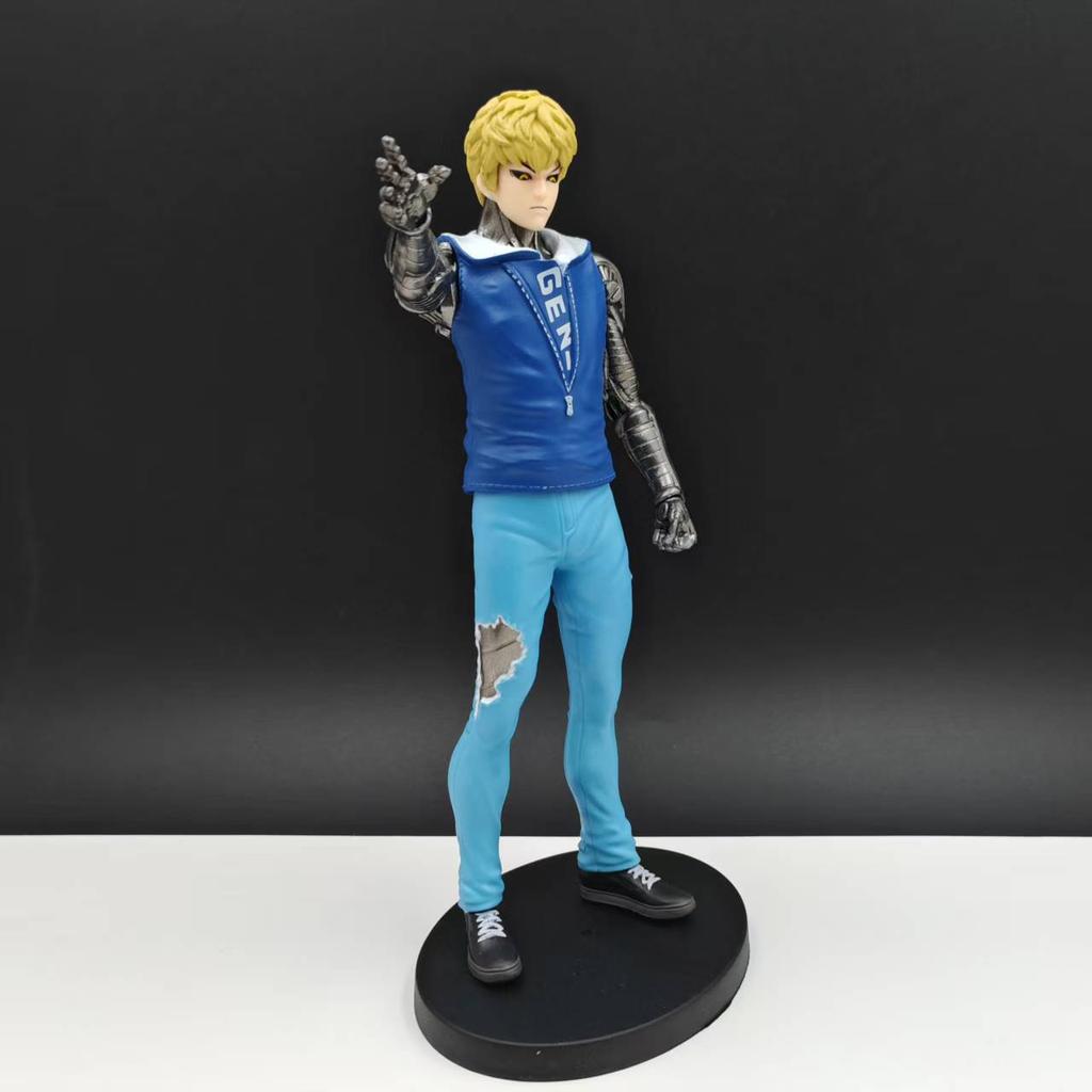 One Punch Man Jerris Little Peach 9,05 Zoll/23 cm beweglich PVC Sitzhaltung Sammeln Im Fahrzeug Schöner Heldenfigur Spielzeug Geschenke