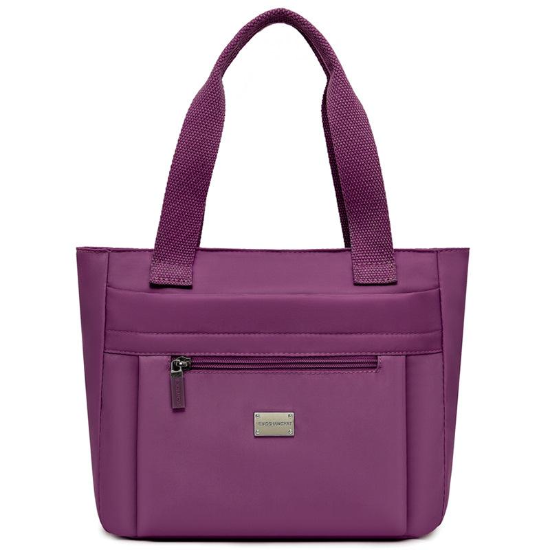 

Женская Сумка Нейлоновая Водонепроницаемая Сумка Через Плечо темно-фиолетового