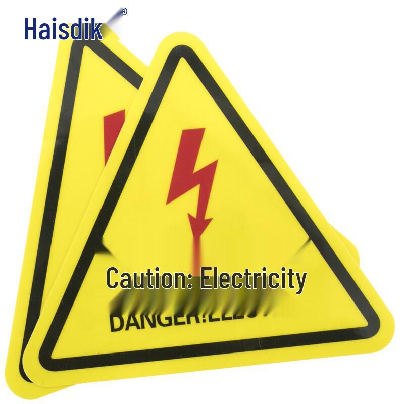 Haisidike HK-44 Electrical Hazard Warning Stickers