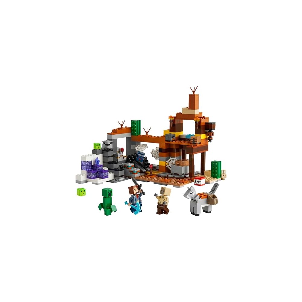 LEGO Minecraft Abandoned Mine Toy Set 21263 Building Blocks for Kids Ages 8-10