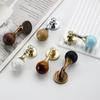 Vintage-Style Cabinet Handles Round Ball Shape Furniture Handles Wardrobe Pulls For Kitchen