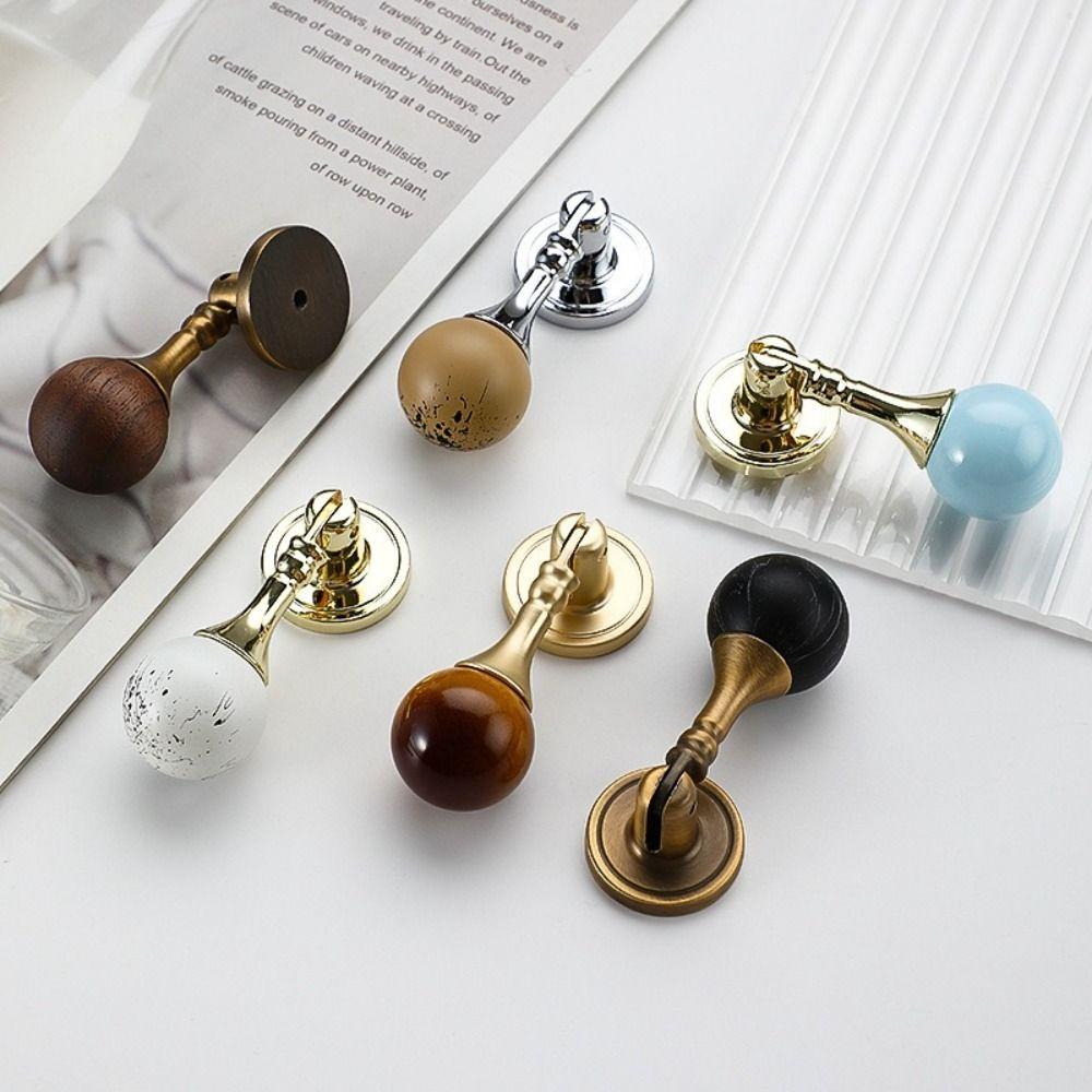 Round Ball Shape Drawer Knobs Vintage-Style Furniture Handles Kitchen Cabinet Handles For Drawer