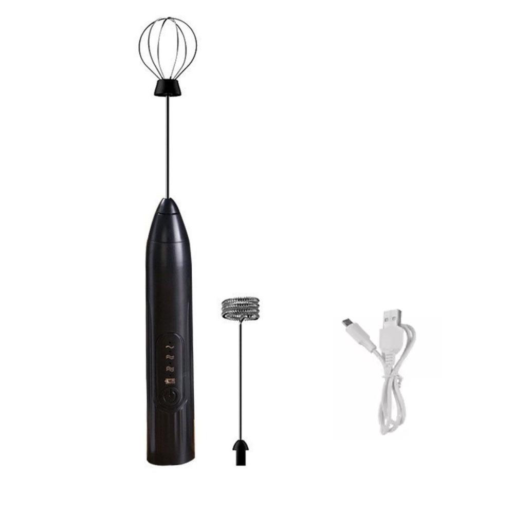 

Handheld Electric Milk Frother USB Rechargeable Wireless Coffee Whisk Home Use