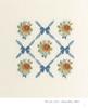 Decorative embroidery floral pattern (applemints)