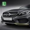 2015-2018 W205 עבור מרצדס-בנץ C300, C400, C450 AMG, C63 AMG שפתיים לבמפר קדמי פנל תחתון 2058851374 2058851474 2058851574 HZ9