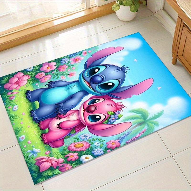 

1pc. Cute Stitch & Angel Pink Outdoor Rug for Home Decor, Office Carpet Gift Ideaz0414263 60cm by 90cm
