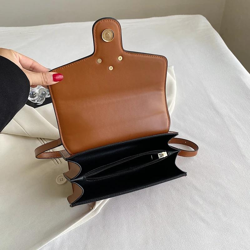 Simple and Elegant Handbag for Women Vintage Transport Small Square Bag High Sense of Tirossada Bag New