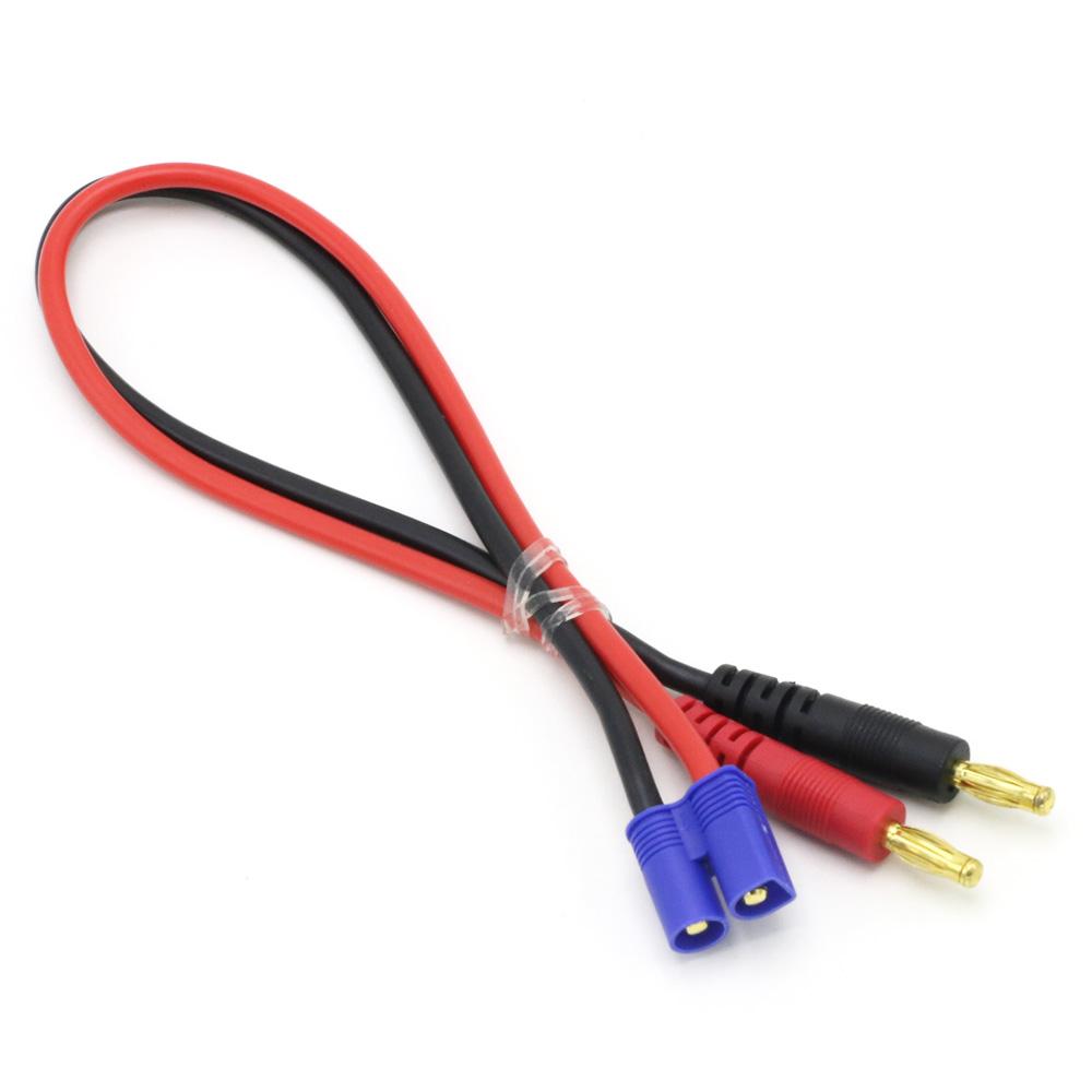 Imax B6 Charge Line 4.0mm Banana Plug to Amass MPX AS150 XT90 TRX XT60 EC5 With 12AWG Silicone Cable 30CM for Rc Lipo Battery