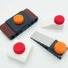 4Pcs Hand Sander,Sandpaper Holder Manual Hand Sanding Block for Leather Craft Edge Polishing Sanding Clips
