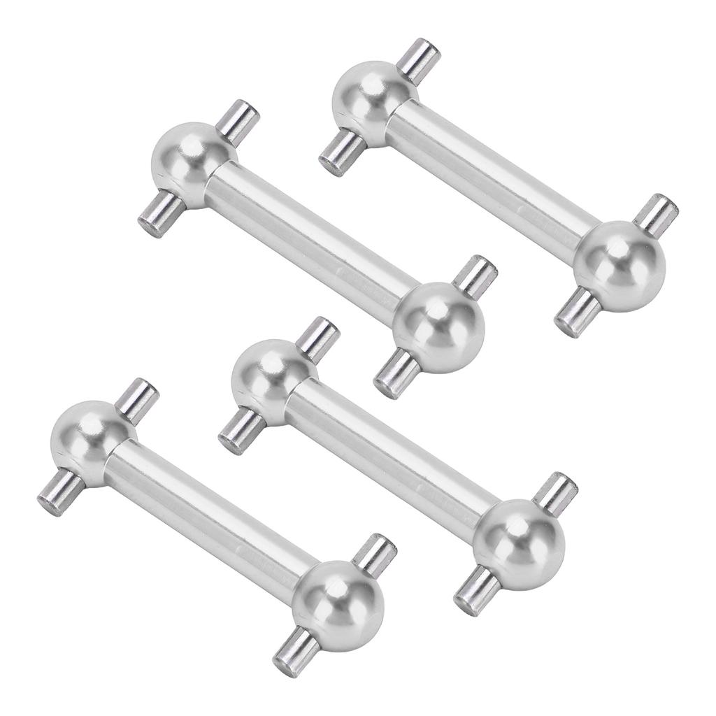 4PCS Aluminum Alloy Dog Bone Drive Shaft Set for    01  02 RC Car Upgrade Parts