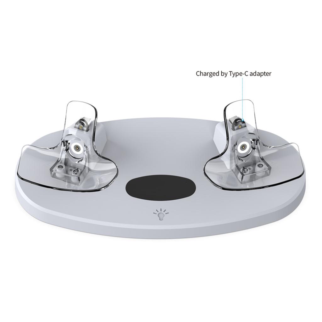 Handle Controller Charging Dock for PS VR2 Controllers Magnetic Charger Stand