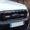 HXGR1 Grille Top Logo Letter For Ford Ranger Grills RANGER 3D Emblem Original Size ABS Sticker With Glue Chromium Styling 6 Color