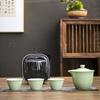 Storage tea set Outdoor car Kung Fu tea maker Tea tray Complete set Company opening Business gifts Travel portable