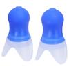 2 Stück Ohrstöpsel, wasserdicht, Geräuschreduzierung, Silikon, schützende Ohrstöpsel zum Schwimmen, Fliegen(blau