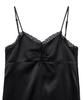 Tudument Satin Dot Sleeveless Dress_Black