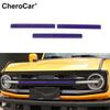 Purple Front Center Grille Ert Cover Trim Strips Bezels For Ford Bronco 21+