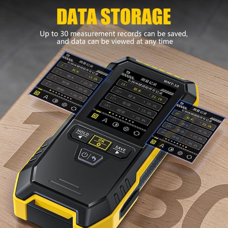 Wood Moisture Gauge Tester Analyzers With Quick Response Suitable For Construction Workers Hobbyists Dry Cargo Testing