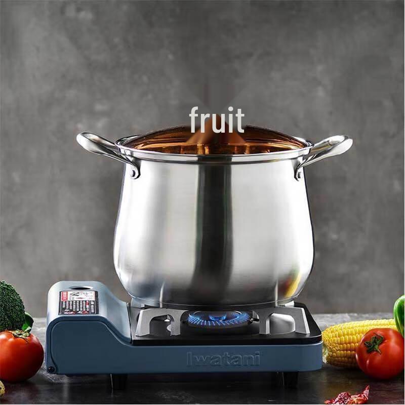 Sgang Huangting 201 Stainless Steel Drum-Shaped Pot