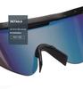 Grenzüberschreitende polarisierte Fahrradbrille mit großem Rahmen und farbigen Gläsern für Sport