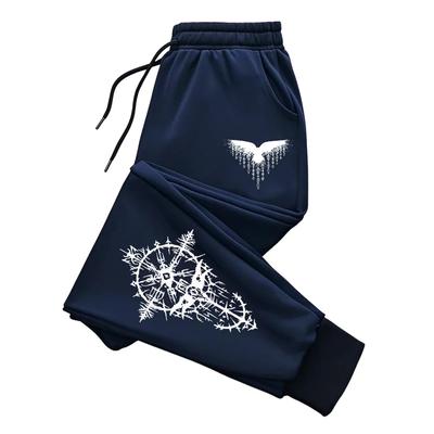 Versatile Womens Sweatpants Retro Printing Pants Outdoors Jogging Sports Trousers Daily Home Street Pants Woman Clothing