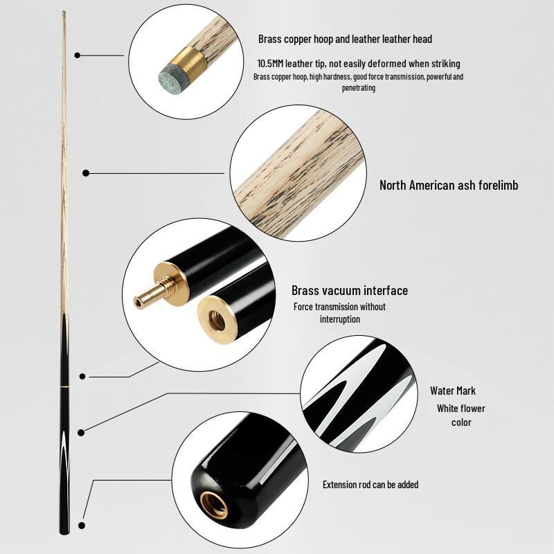 Hansheng 3/4 Split Multi-Game Pool/Snooker Cue