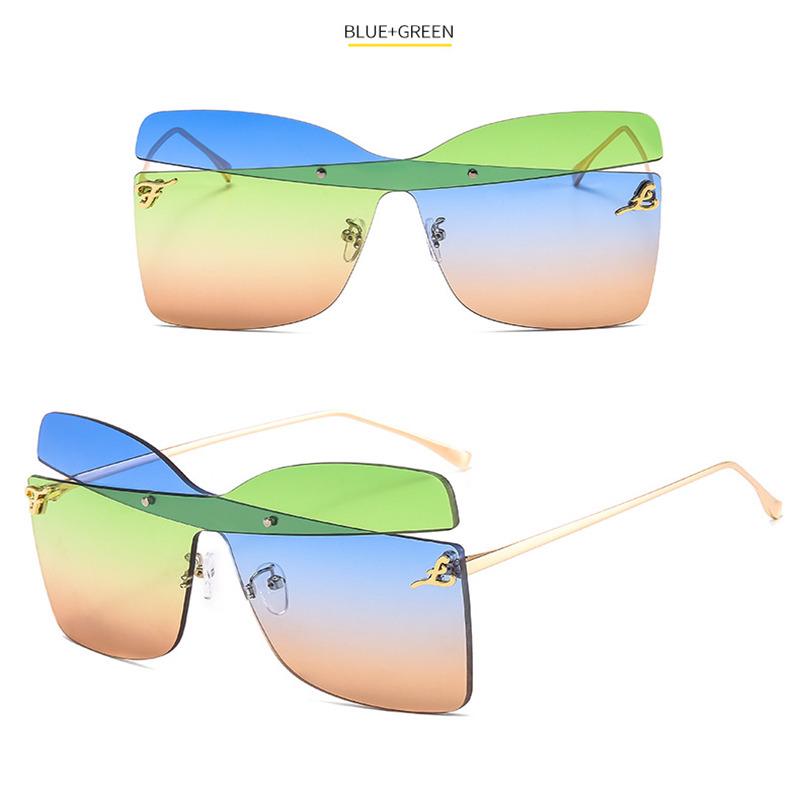 geometric shape sunglasses
