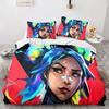 Fashion 3d Print Game Valorant Bedding Set Boys Girls Twin Queen Size Duvet Cover Pillowcase Bed Kids Adult Fashion Home Textile