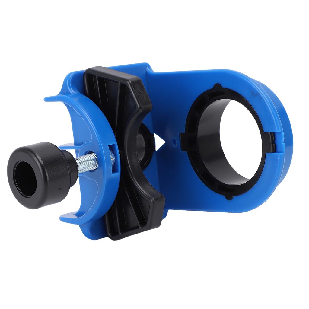 Door Lock Installation Kit Plastic Guide Template Carbon Steel Hole Saw for 1 3 8 To 1 3 4 Inch Thick Wood Doors Blue