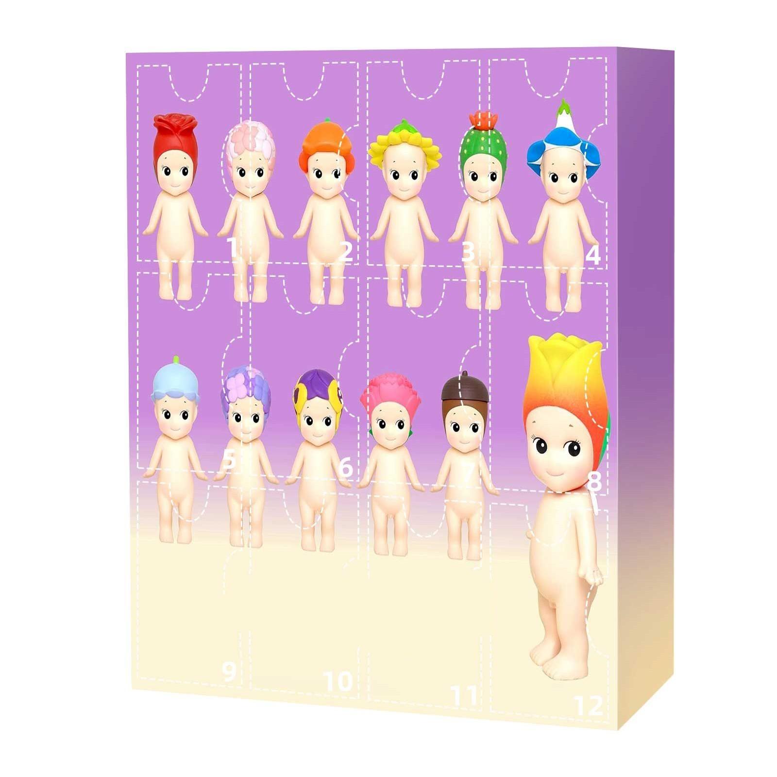 

12-дневный Адвент-календарь со случайными фиксированными фигурами Календарь Адвента на 12 шт. One Size фиолетовый