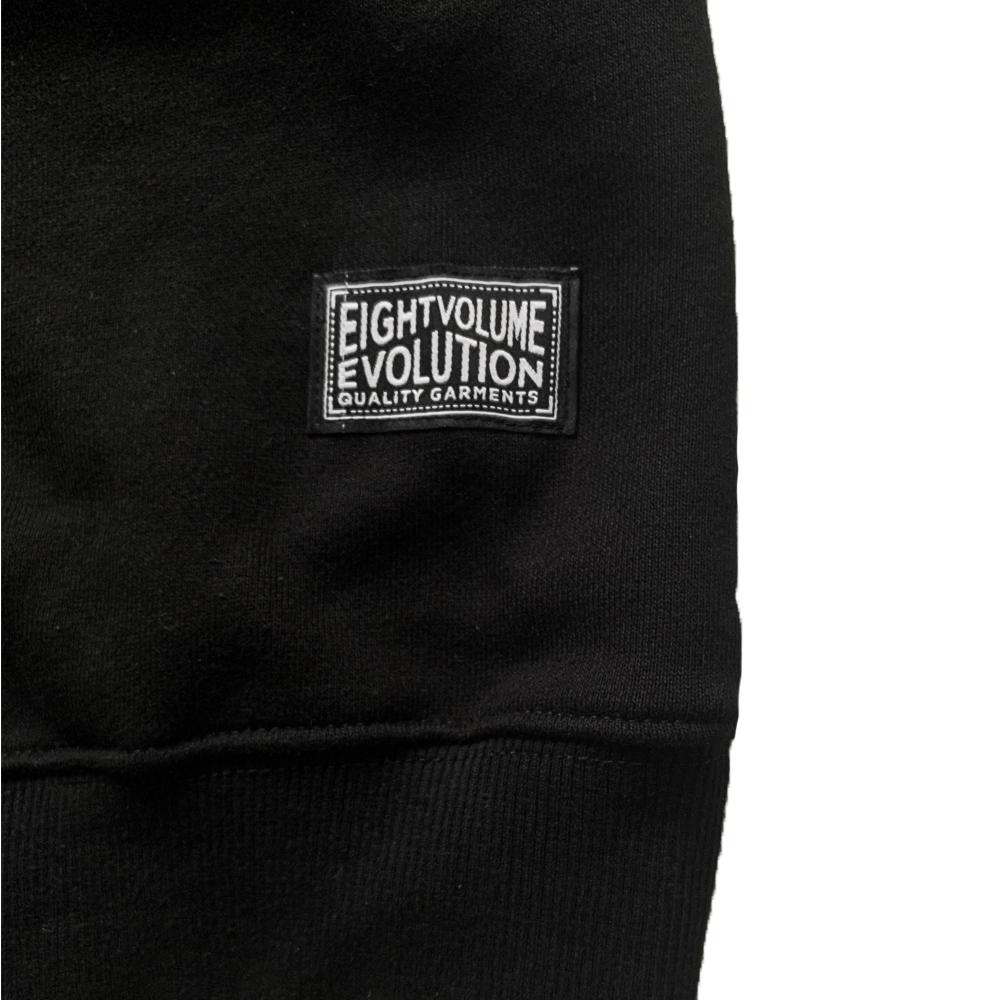 EIGHTVOLUME Ev T Patch Oversized Sweatshirt (Black)