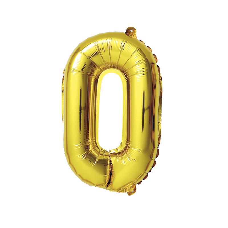 32-Inch Digital Aluminum Balloon for Baby's First Birthday Celebration Decor