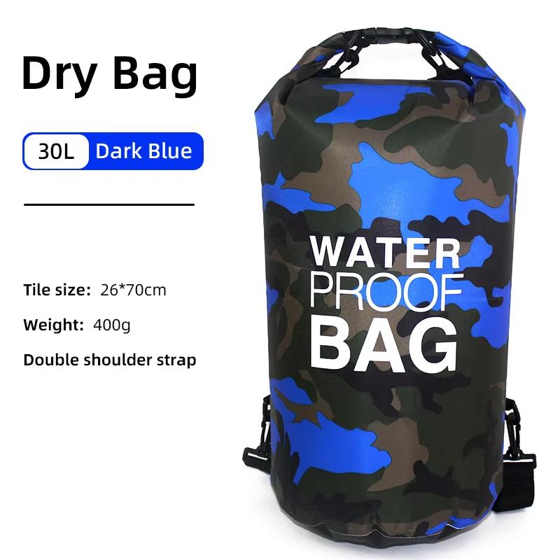 Schwimm PVC Pack Trockenbeutel Rucksack für Damen Herren 10L 15L 20L 30L Wasserdicht Schulter Kajak Treiben Rafting Surfen Bootfahren Tasche