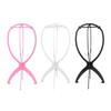 Folding Wig Stand Plastic Portable Hat Display Stand Adjustable Durable Barbershop Fashion Model Holder Home Salon Use