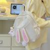 Cute rabbit ears highvalue children's small backpack new Japanese ins wind sweet girl mini backpack