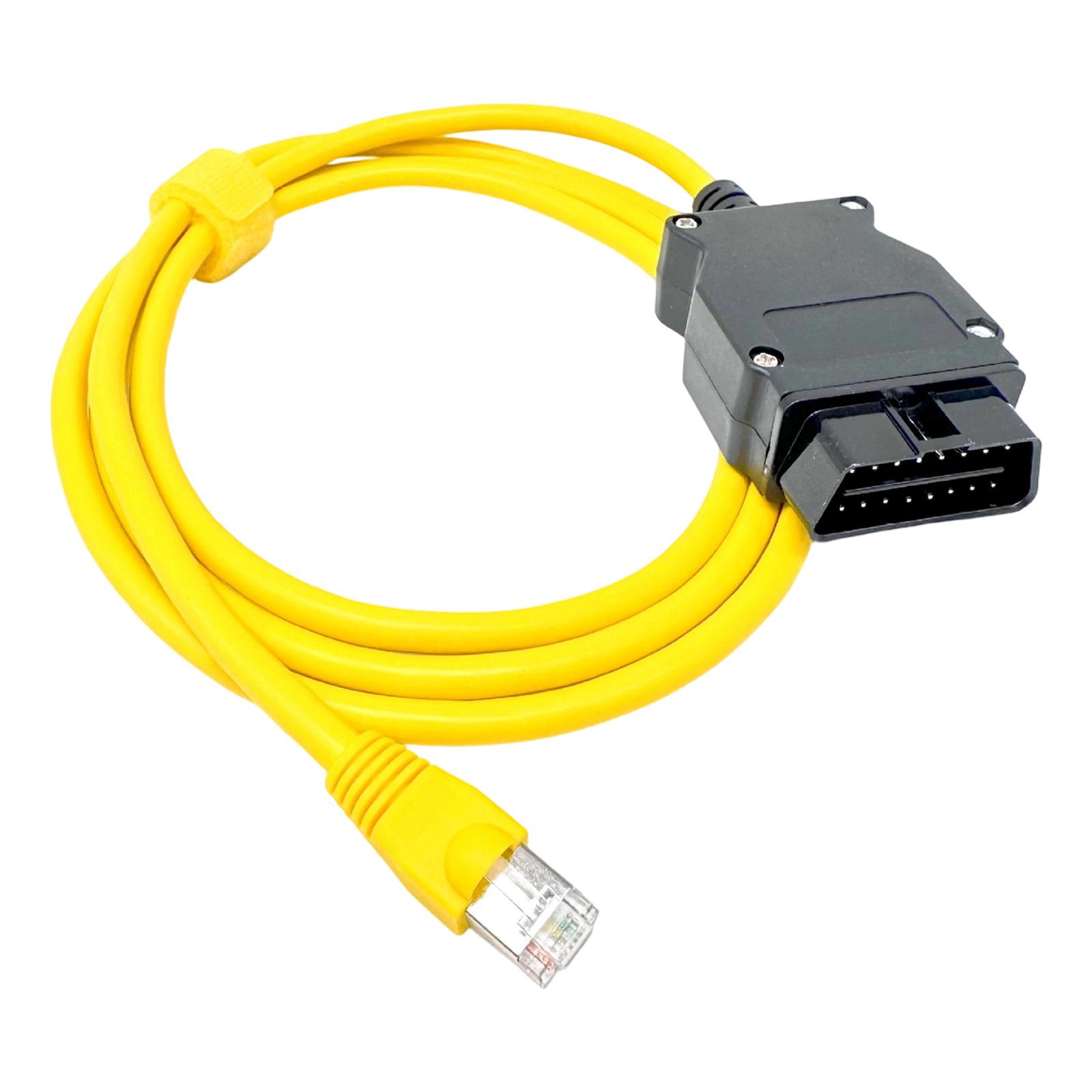 

ENET OBD2 Cable Diagnostic Adapter Easy Installation Durable 2m Automotive Tool for BMW F Series and Suvs