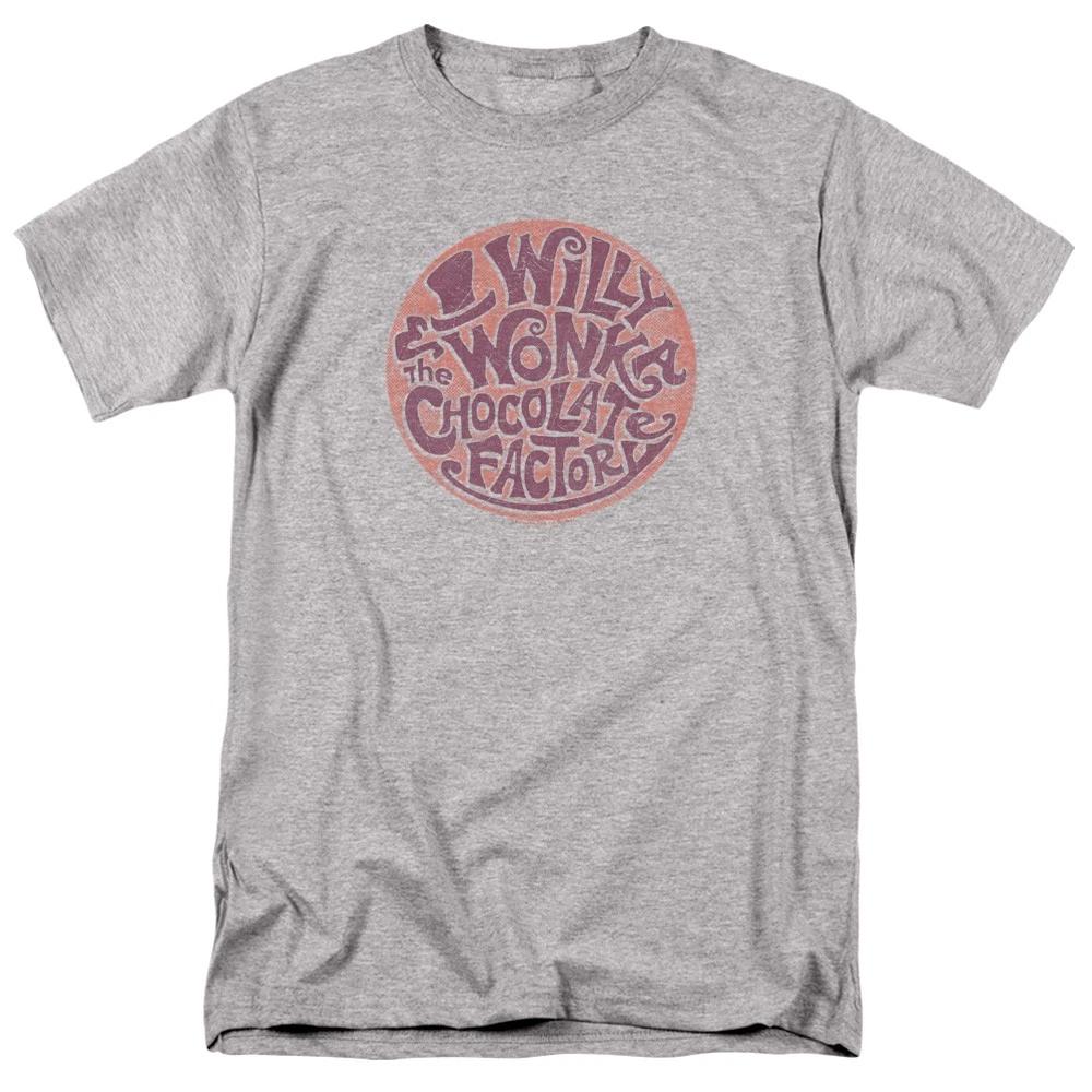 Willy Wonka And The Chocolate Factory Circle Logo Unisex Children s T-shirt Gray 140
