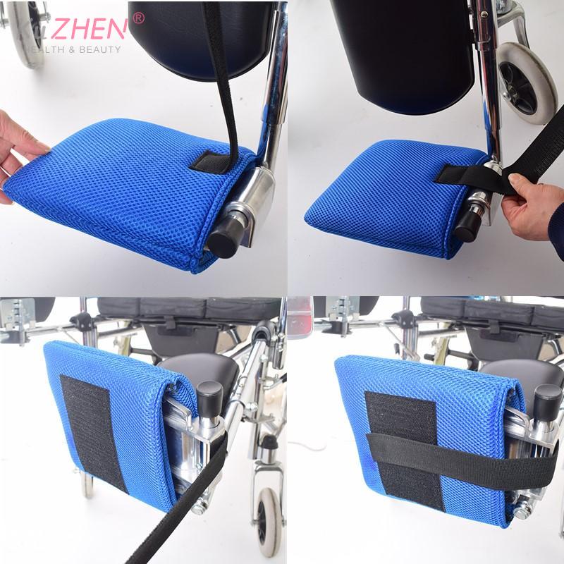 1Pair Wheelchair Footrest Pads Footplate Protector Pad Leg Rest Cushion Foot Protection Pads For Preventing Foot Being Scratched