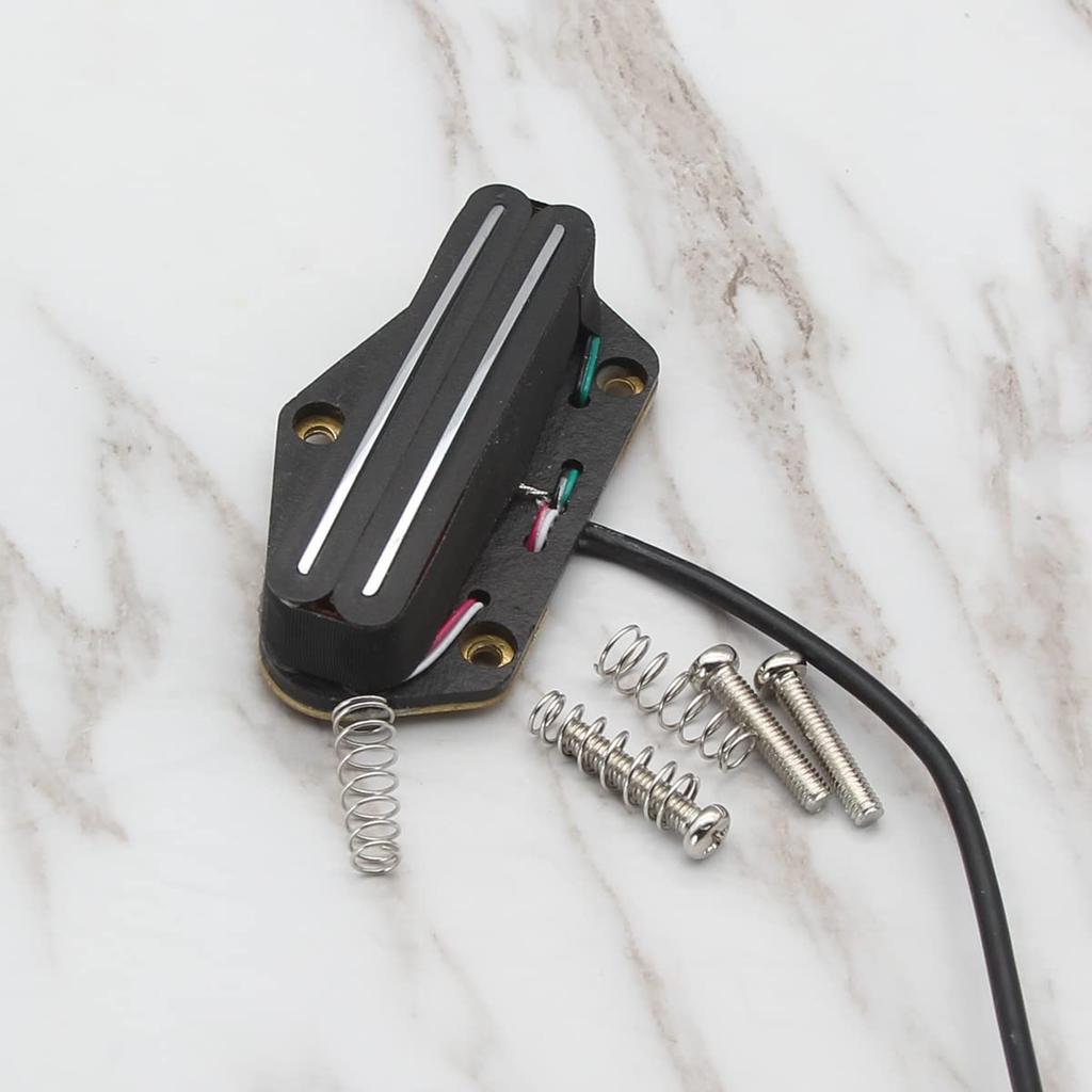 FLEOR Alnico 5 Tele Pickup, Hot Rail Humbucker Bridge Pickup, 6-7K, Fits Fender Tele Guitar Parts