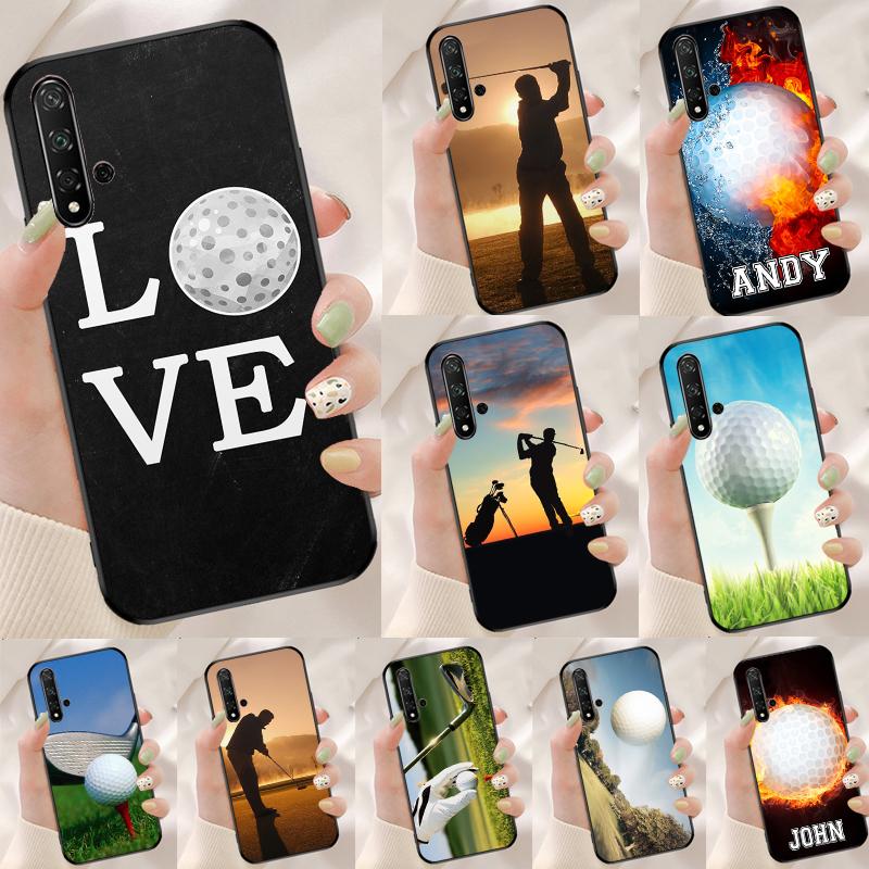 GOLF GOLFER GOLFING SUNSET For Huawei Nova 12s 12i 11i 7i 8i 9 10 SE Y91 Y90 Y60 Y70 Y72 Y61 P60 Pro P30 P40 Lite Case