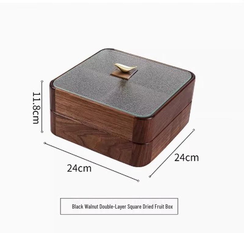New Chinese Style Solid Wood Dried Fruit Box