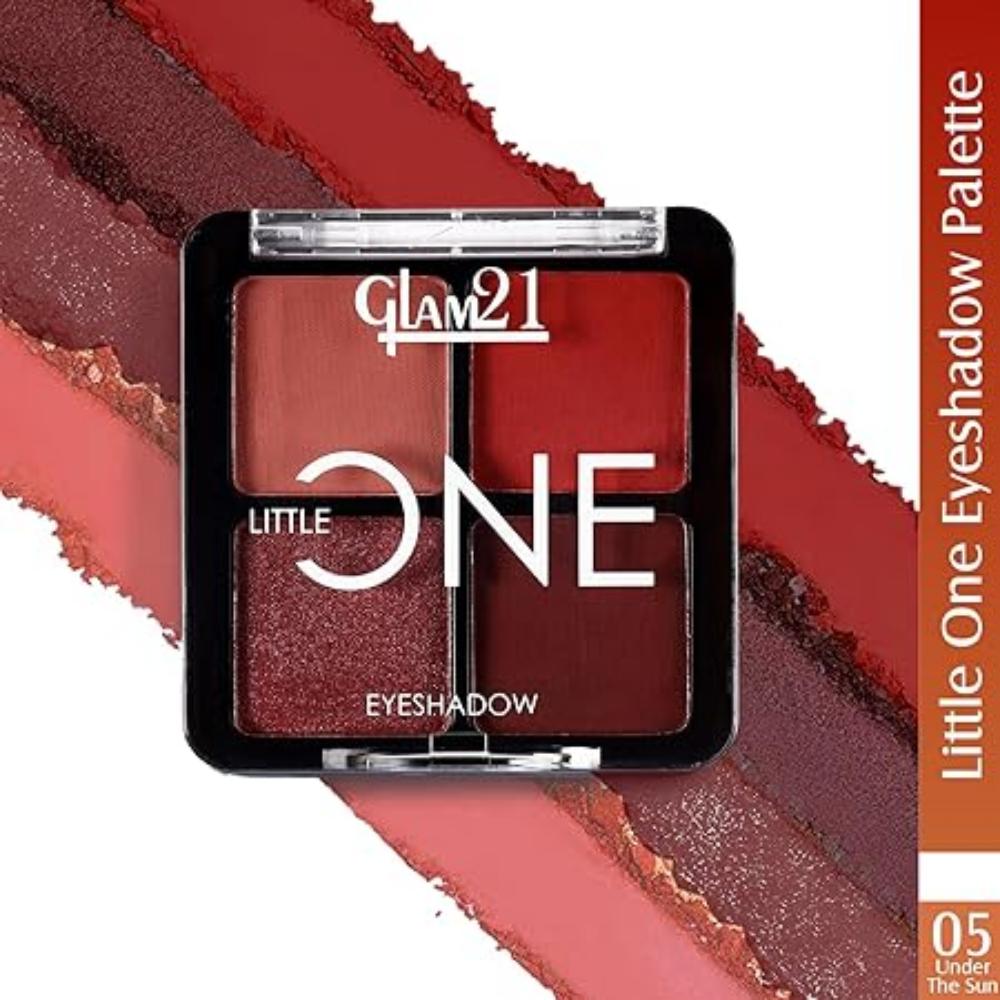 Little One 4-in-1 Eyeshadow Palette | Ultra Pigmented, Easy To Blend | Long Lasting Eye Make Up Kit |Wild Out-07