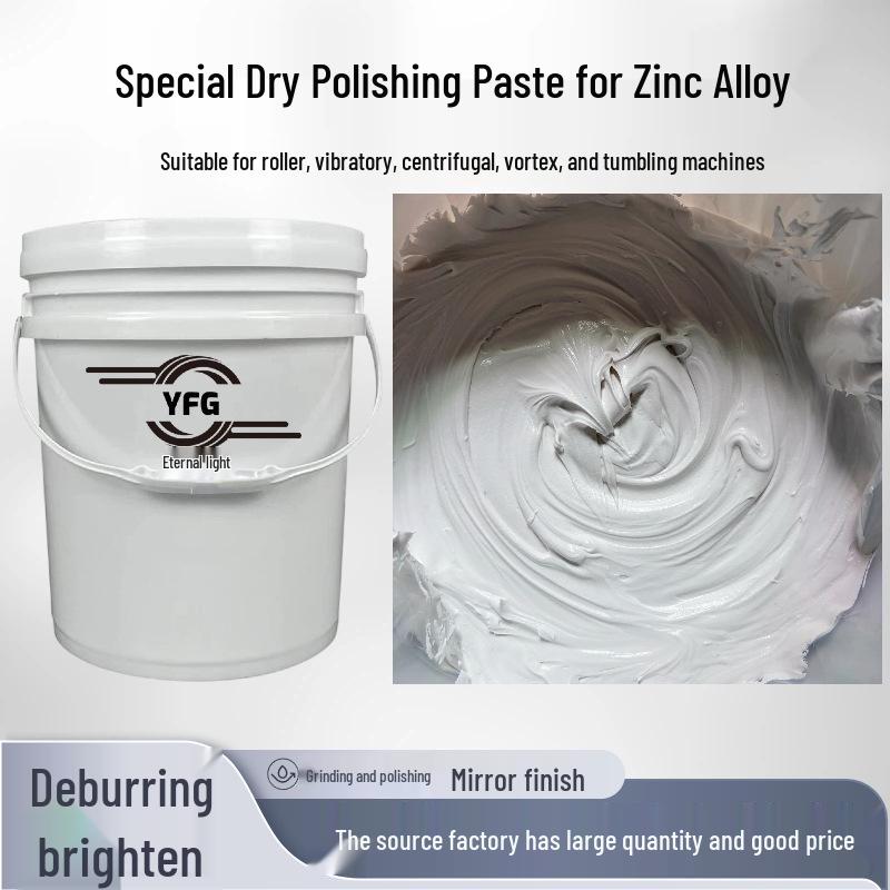 Metal and Mirror Polishing Kit: Burnishing Oil, Dry Polishing Abrasives, Walnut Shell Abrasives, Polishing Paste, and Grinding Paste.