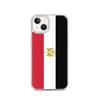 Coque Téléphone – Drapeau De l'Égypte – Compatible iPhone 13 – Étui Souple – Résistant Et Antichoc - Silicone - Pixelforma