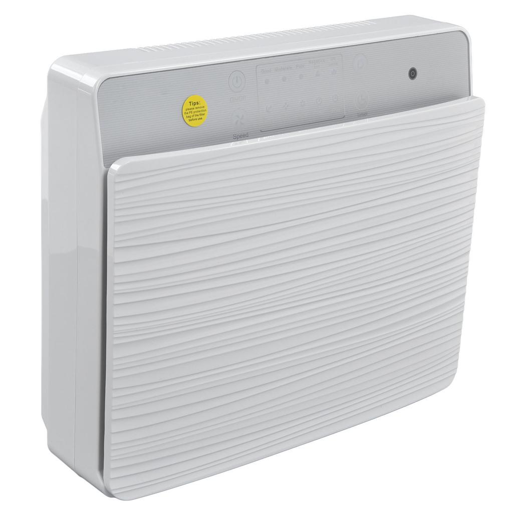 Wall Mounted Air Purifier Wireless Infrared Remote Control 245nm UV Cleaning Purifier for Household