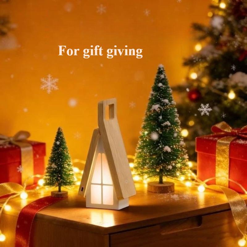 Creative Foldable Mini House Night Light Table Desk Reading Lamp for Bedroom Bedside Gift Indoor Lighting Fixtures Rechargeable