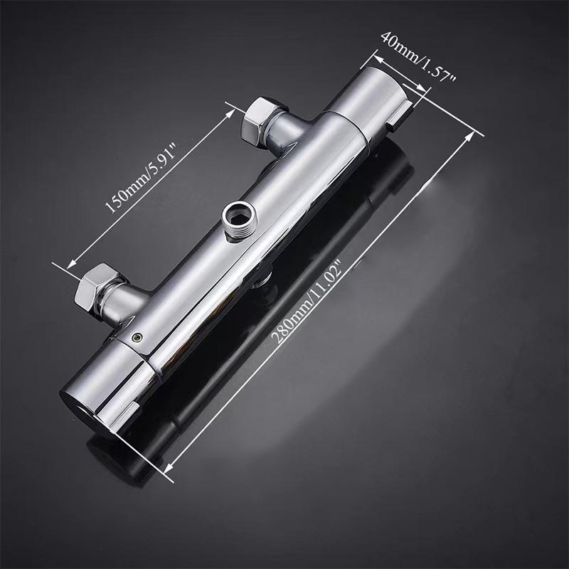 Водное блаженство: Термостатический Двойное Подключение Полностью Медный Электрический Водонагреватель и Смеситель для Душа