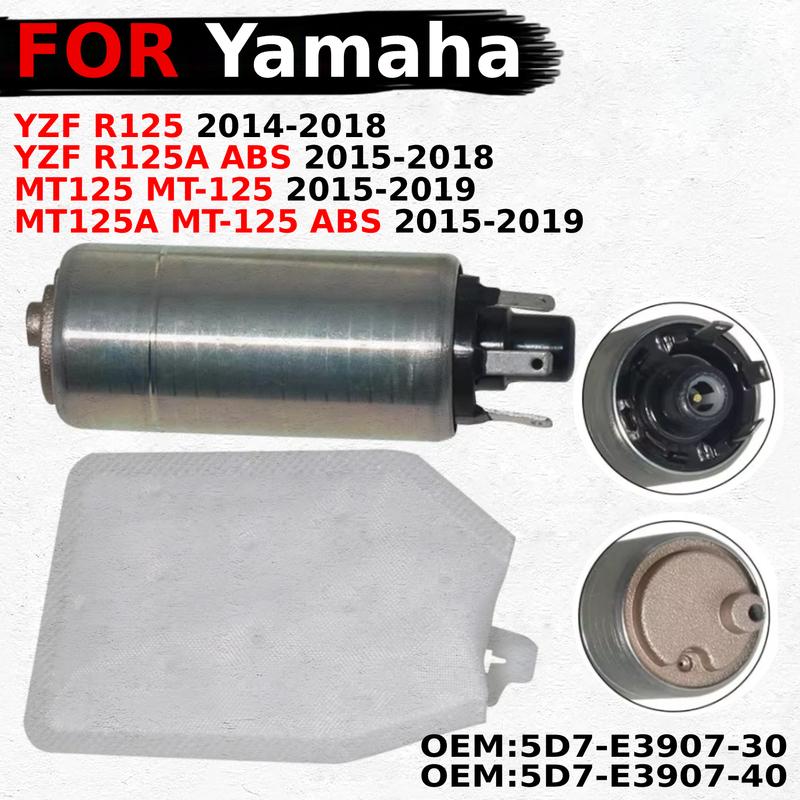 For Yamaha YZF R125 R125A MT125 MT125A MT-125 ABS 2015 2016 2017 2018 5D7-E3907-40 5D7-E3907-30 Motorcycle Engine Fuel Pump