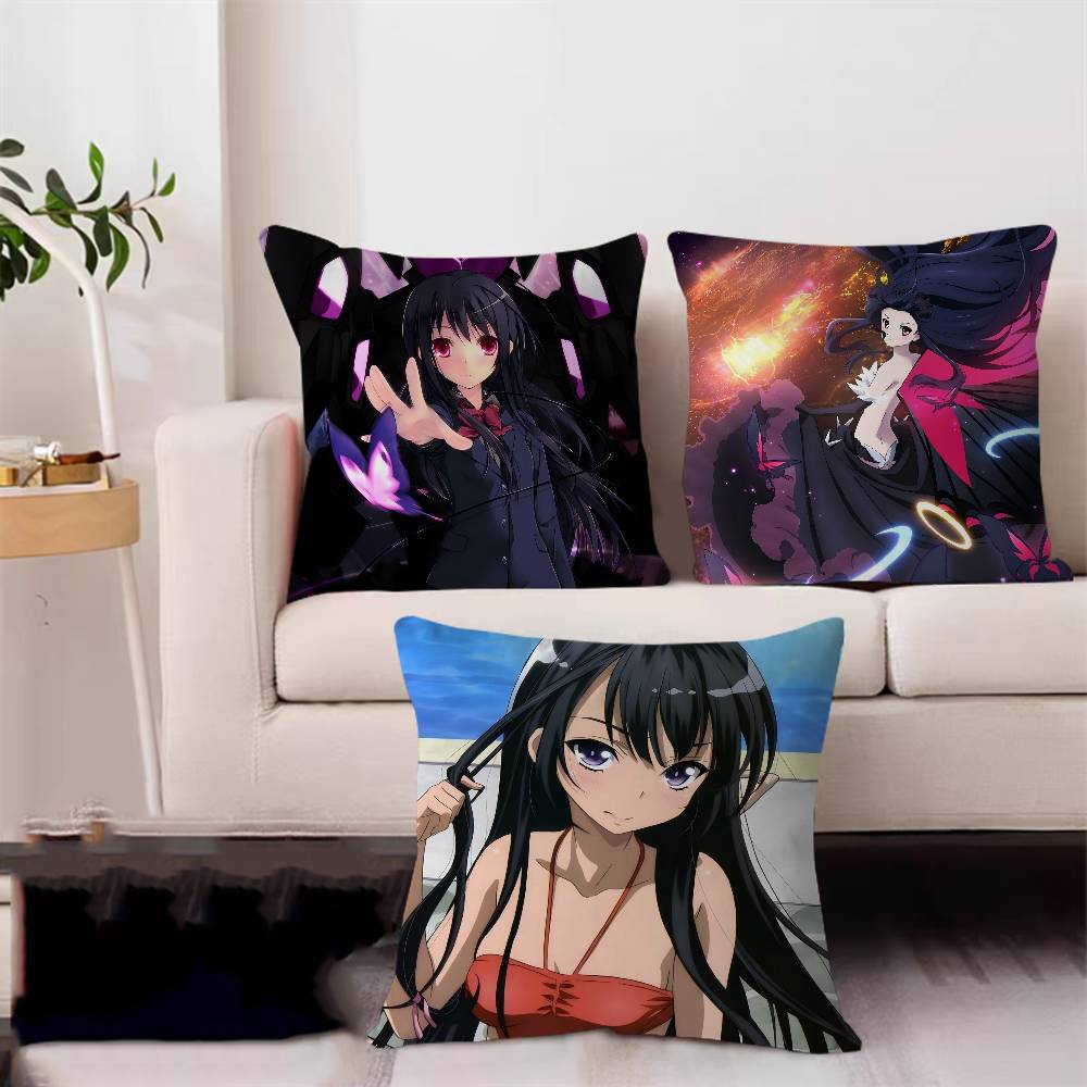 Kuroyukihime Cushion Cover Pillowcase Upholstery Sofa Throw Pillow Home Decor Pillowcas