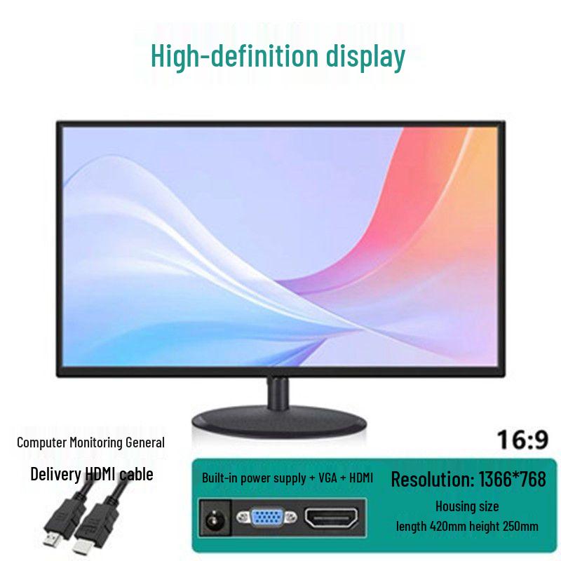 Ecran de Afișare pentru Supraveghere Nou: Monitor Desktop 19, 22, 24 inch pentru Acasă și Birou