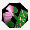 AKA Theme Automatic Umbrella, Lightweight & Portable, 8 Rib, Perfect for Outdoor Travel, Birthdays, Christmas, Gifts.